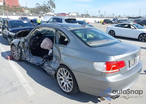 2008 BMW 328I из США, поврежденный, VIN WBAWV135X8P118517